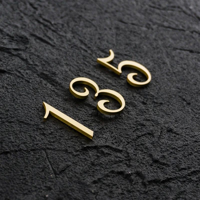 50 мм латунь номер дома свет гостиничных дверей адрес Толстовка с принтом