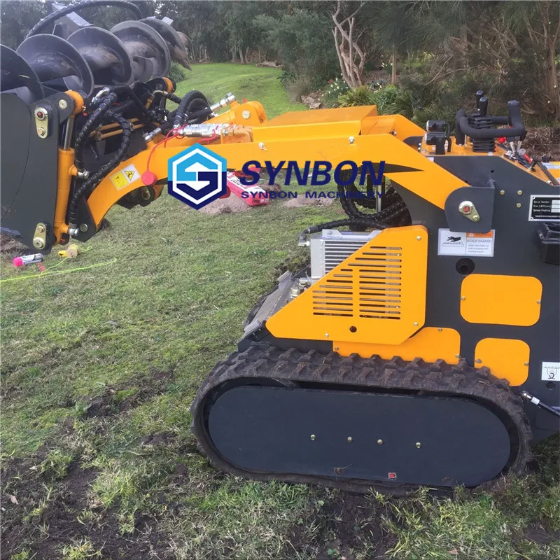 Многофункциональный Гусеничный мини-погрузчик SYNBON для болотных болот с