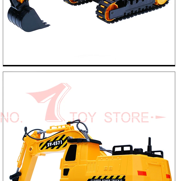 2,4G 1:26 RC гусеничный экскаватор RC грузовик Инженерная игрушка для мальчика беспроводной экскаватор на дистанционном управлении строительная машина пляжная игрушка