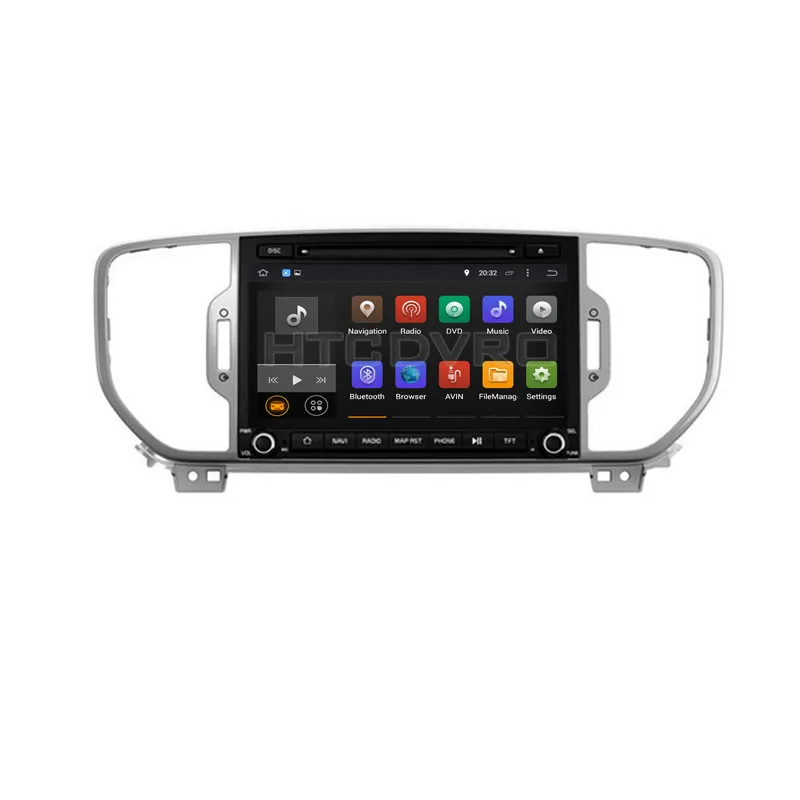YMODVHT 8 дюймов 4G Восьмиядерный Android 9 0 7 1 Автомобильный DVD плеер для Kia Sportage 2016 GPS авто
