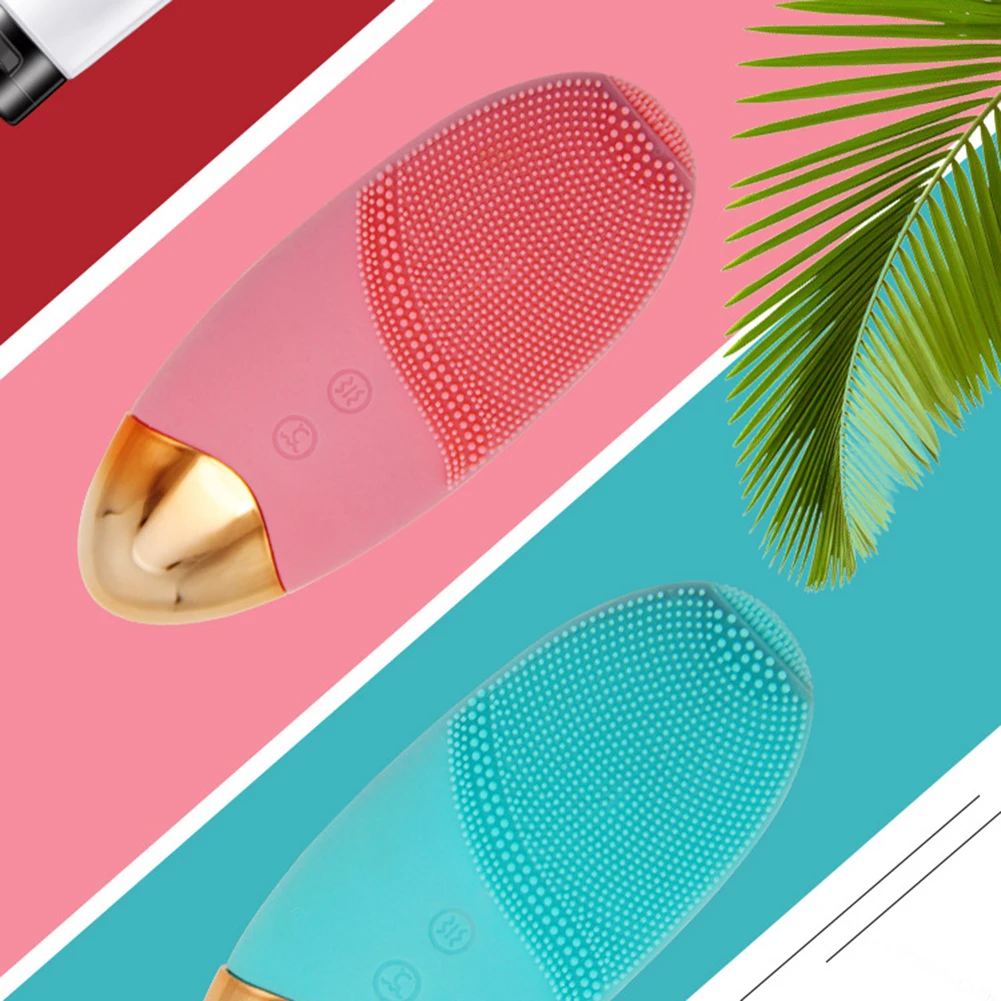 

Women Cleansing Brush Beauty Instrument Deep Removal Pores And Blackhead Electric Washing Face Cleaner Silicone Massage Machine