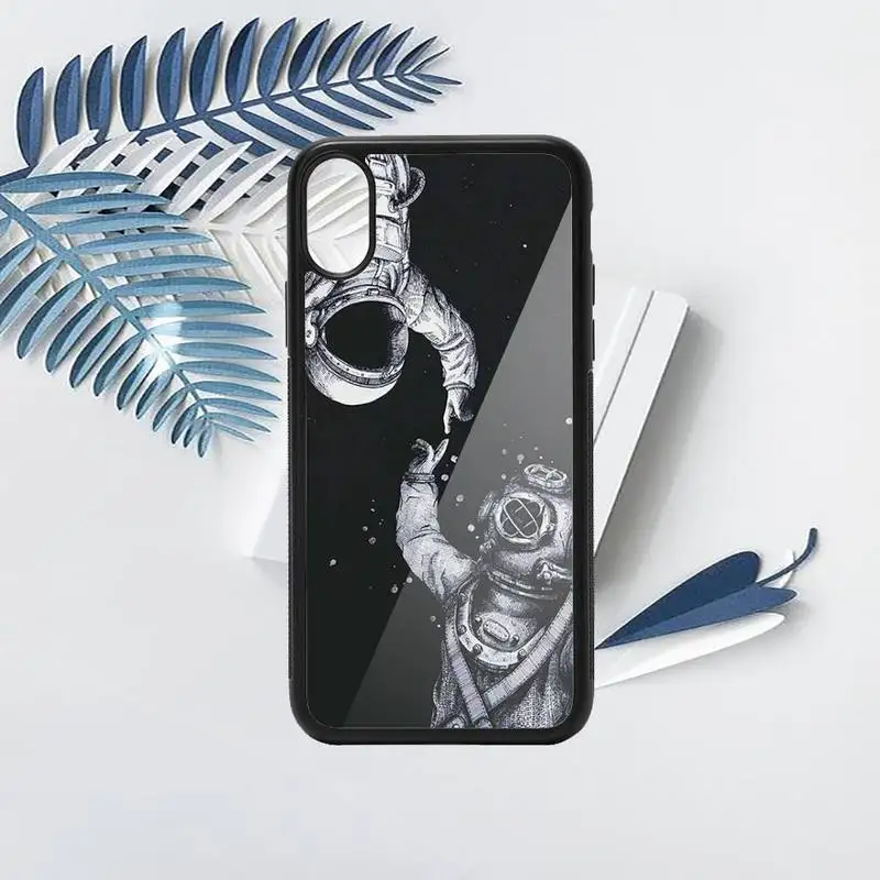 

Space Cartoon abstract Phone Case TPU For iPhone X XR XS 11 12 mini Pro MAX 6 6S 7 8 Plus SE 2020