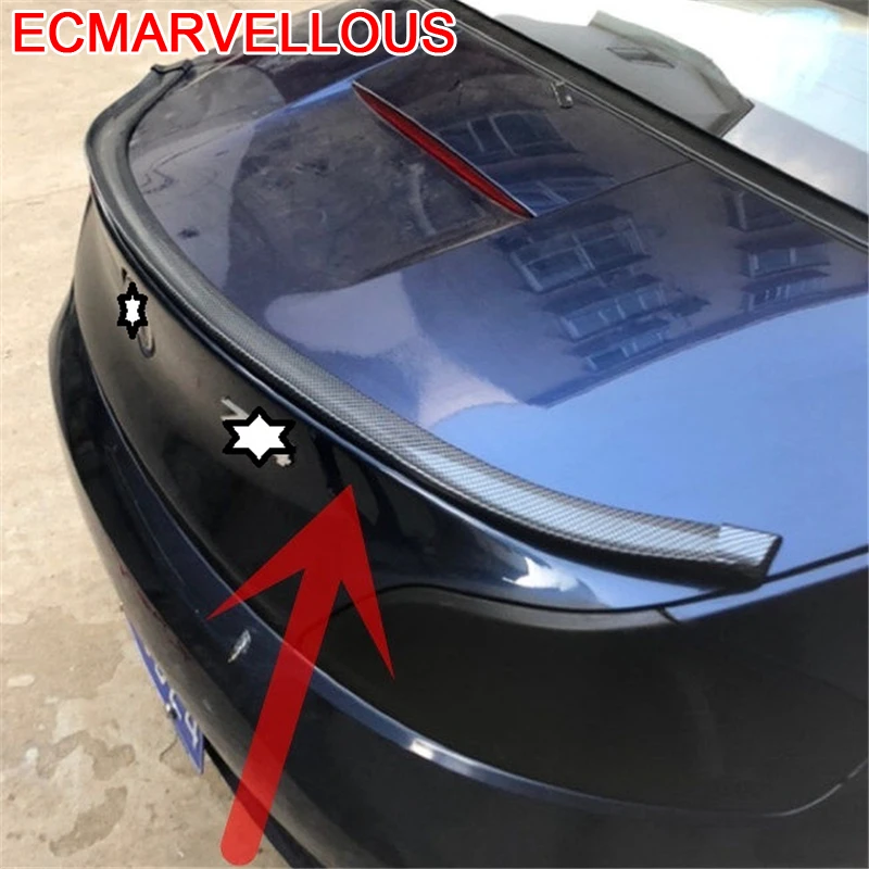 

Upgraded Moulding Accessory Exterior Rear Accessories Aileron Voiture Tuning Auto Car Aleron Roof Universal Wing Spoiler
