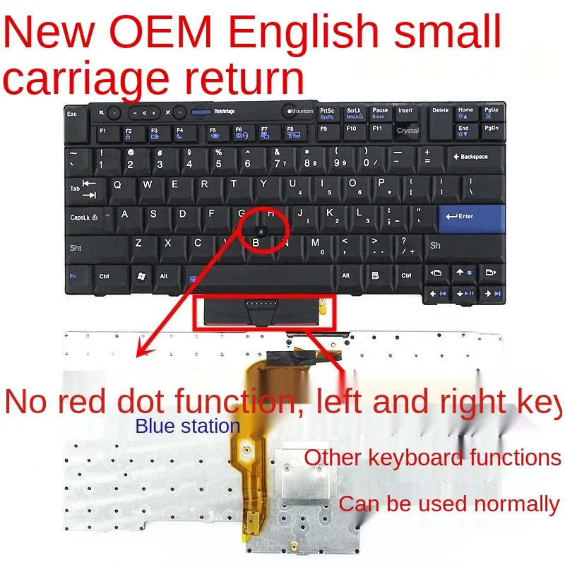 Клавиатура для ноутбука Lenovo T410S T520 T420 X220 W520 X220T T410 T510 W510|Клавиатуры замены| |