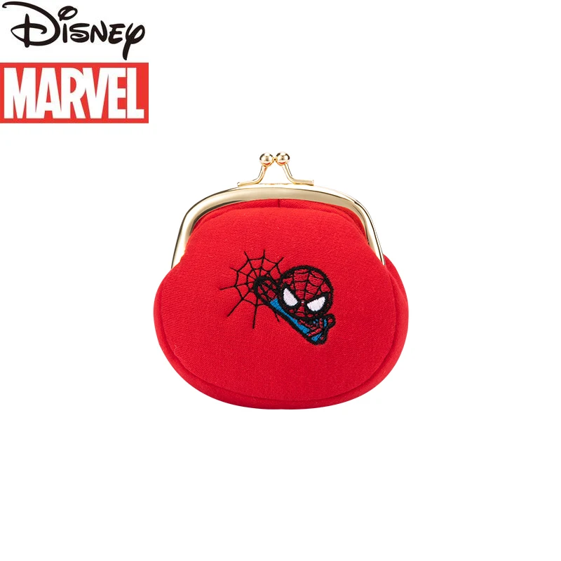 

2021New Marvel Captain America Children's Mini Coin Purse Hot Sale Fashion Iron Man Cute Wallet Cartoon Coin Bag Key Storage Bag