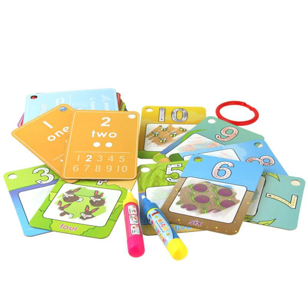 Карточки Волшебные для рисования 3D цифровые цифры геометрические узоры