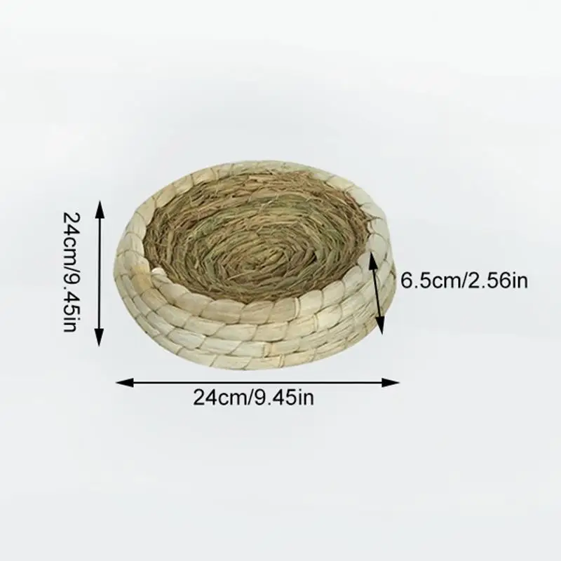 Соломенных Птичье гнездо в форме голубя Дом Гнездо для попугая Птица Яйцо