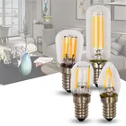 Светодиодный Edison Плита армированной пластмассы для вытяжки воздухонагнетателя лампы E14 220V T25 T26 светодиодный холодильник светильник заменить 20 Вт 40 Вт 60 Вт галогенная лампа