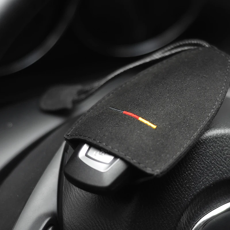 

Top Layer Leather Universal Auto Key Case with High Quality Suede Car Key Wallet for BMW Key Case for Benz Key Case