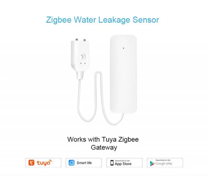 

Tuya Home Alarm Water Leakage Alarm Independent EU WIFI Water Leak Sensor Detector Flood Alert Overflow Security Alarm System