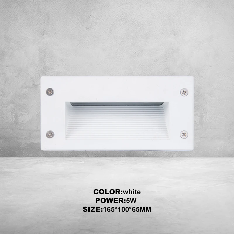 

Водонепроницаемый настенный светильник IP65, Подземный светодиодный светильник для ступенек и лестниц, утопленный Настенный Угловой лампа, ...