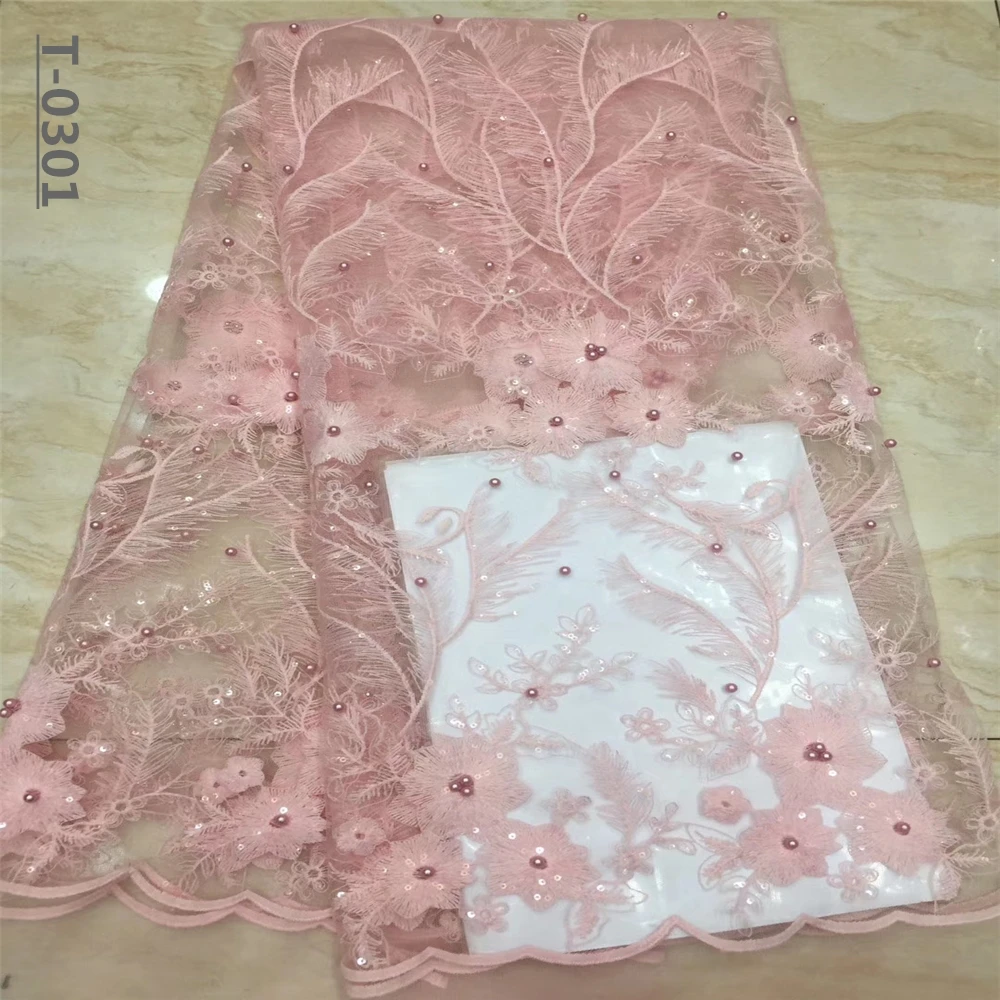 Африканская кружевная ткань 2020 вышитая нигерийская Свадебная высокого качества