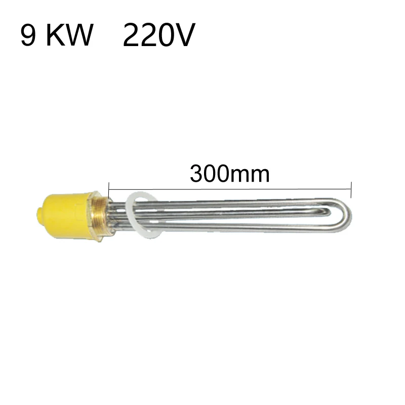 9 KW 220V DN40(1-1/") водонагреватель Нагревательный элемент, 220 В/380 В, 201 нержавеющая сталь бойлер управления резервуар для воды, 3 кВт/6 кВт/9 кВт/12 кВт - Цвет: 9 KW 220V