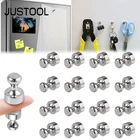 Магнитные Булавки JUSTOOL 16 шт., офисные неодимовые металлические сильные булавки, конусные магниты из нержавеющей стали для пинборда, магнита на холодильник