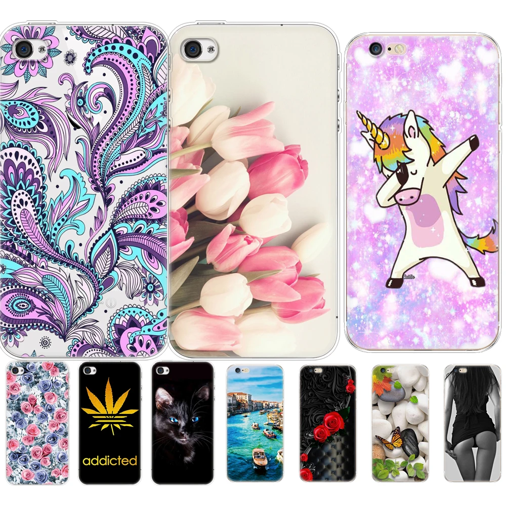 Для iphone 5s 5 s se чехол силиконовый мягкий tpu для Apple 6 plus Fundas coque etui бампер