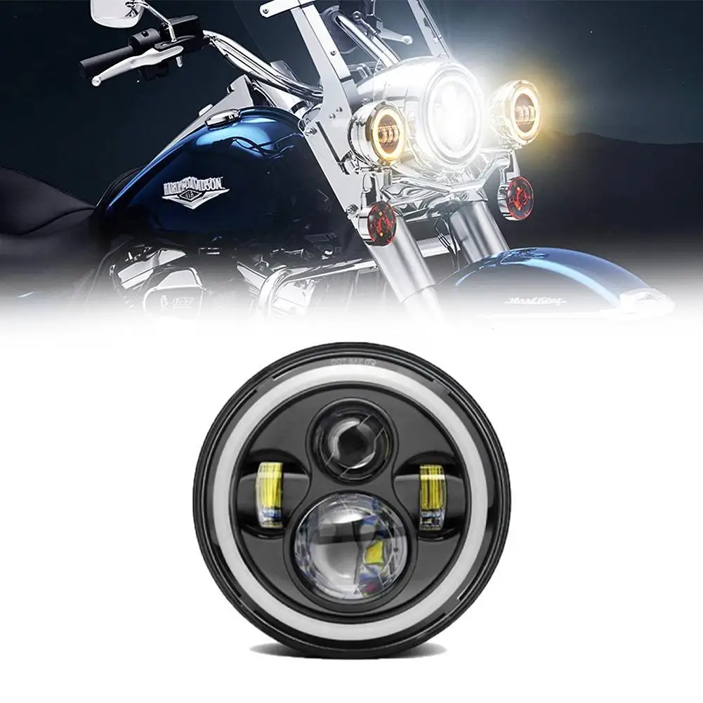 

Motorcycle headlight accessories Universal 7 inch LED headlight