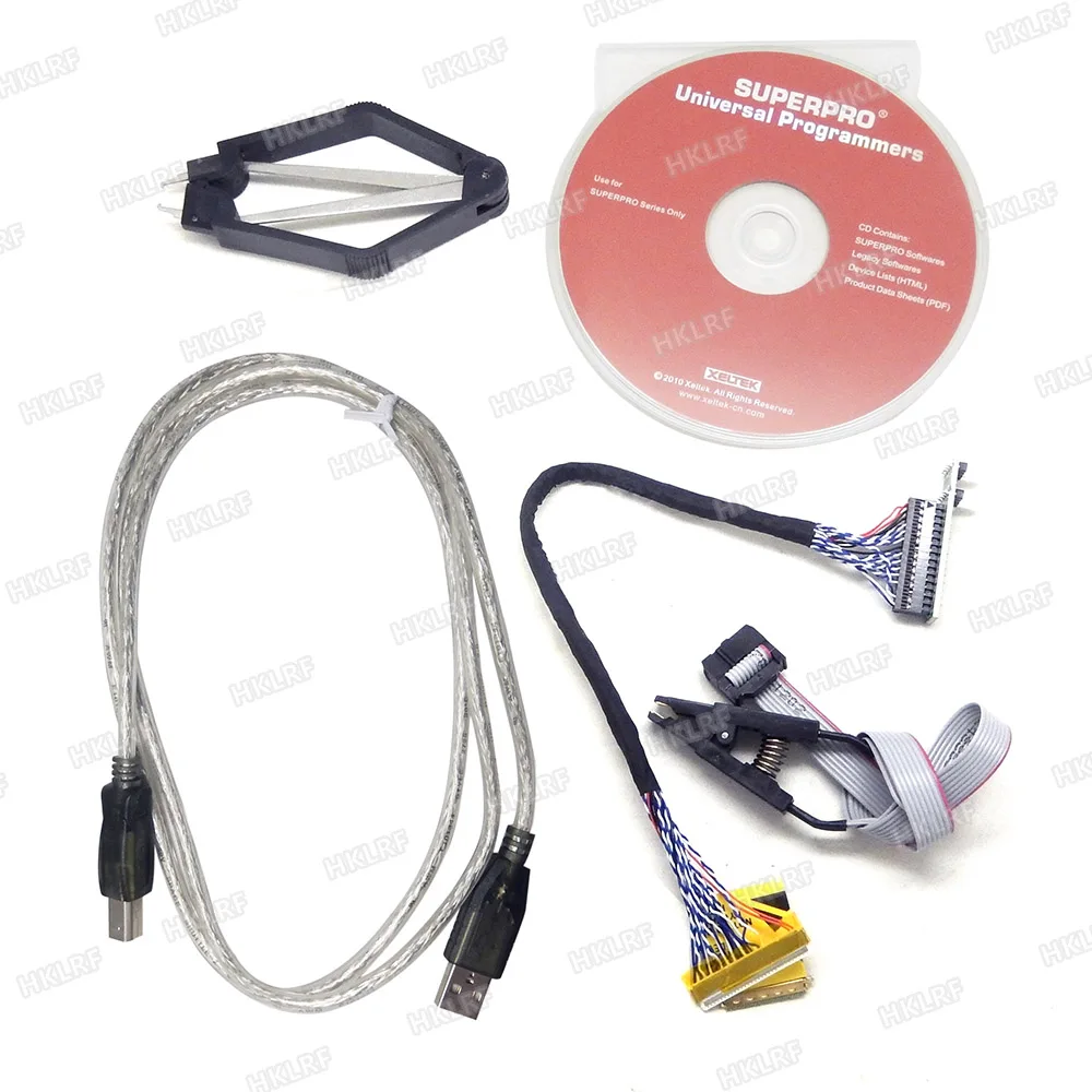 XELTEK SuperPro 610P программист + 28 адаптеров и кабель EDID USB универсальный микросхема
