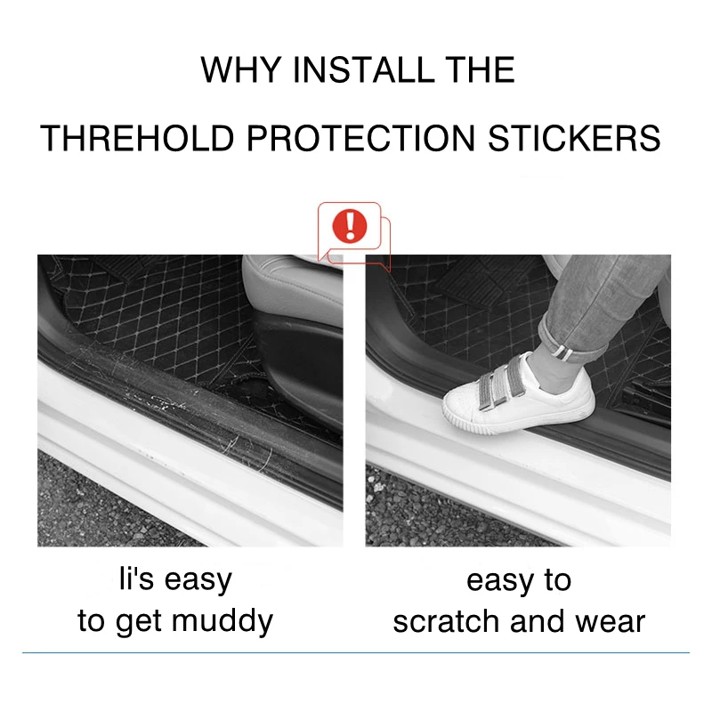 Наклейки на подоконники 4 шт. защитные аксессуары для Cadillac CTS ATS SRX BLS XLR XTS STS XT4 CT4 XT5