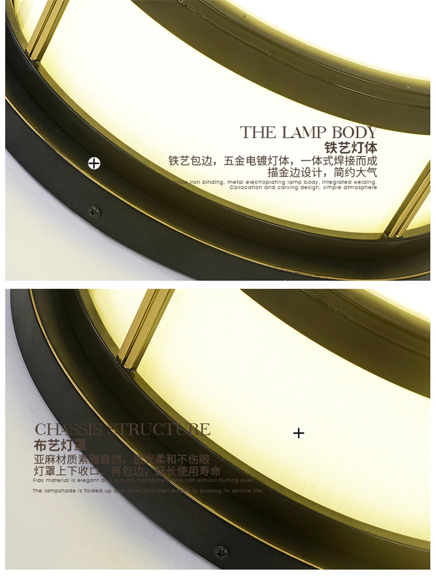 Американские потолочные светильники для спальни простые светодиодные кабинета