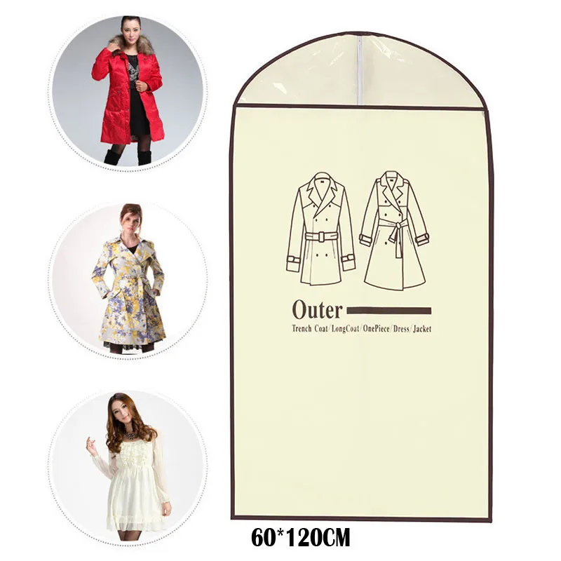 Прозрачный Пыленепроницаемый Чехол для одежды 1 шт./лот|Сумки вещей| |