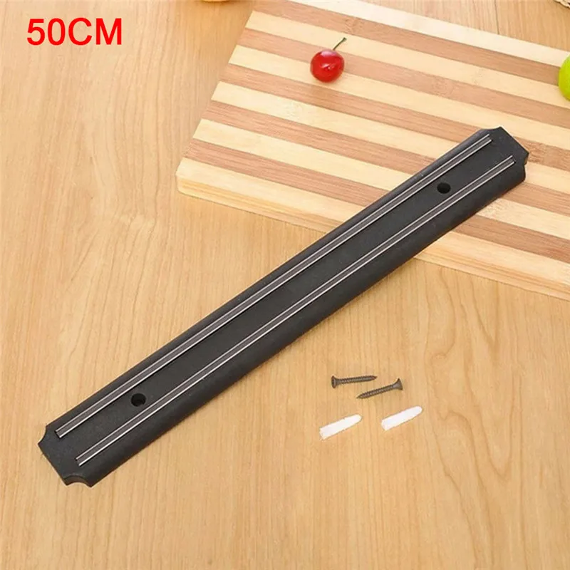 50CM Кухонные аксессуары, магнитный держатель для ножей, подставка для кухонных ножей, настенный блок, держатель для хранения, стойка для шеф-повара XNC - Цвет: 50CM