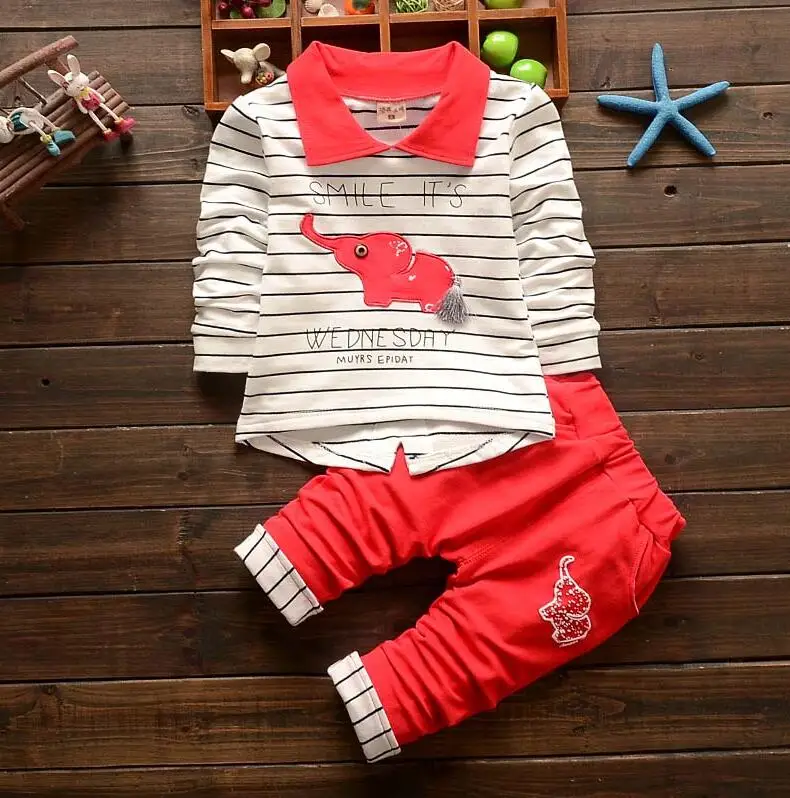 children boys clothing set spring autumn clothes t-shirt+pant 2pcs fashion outfit kids suit for |