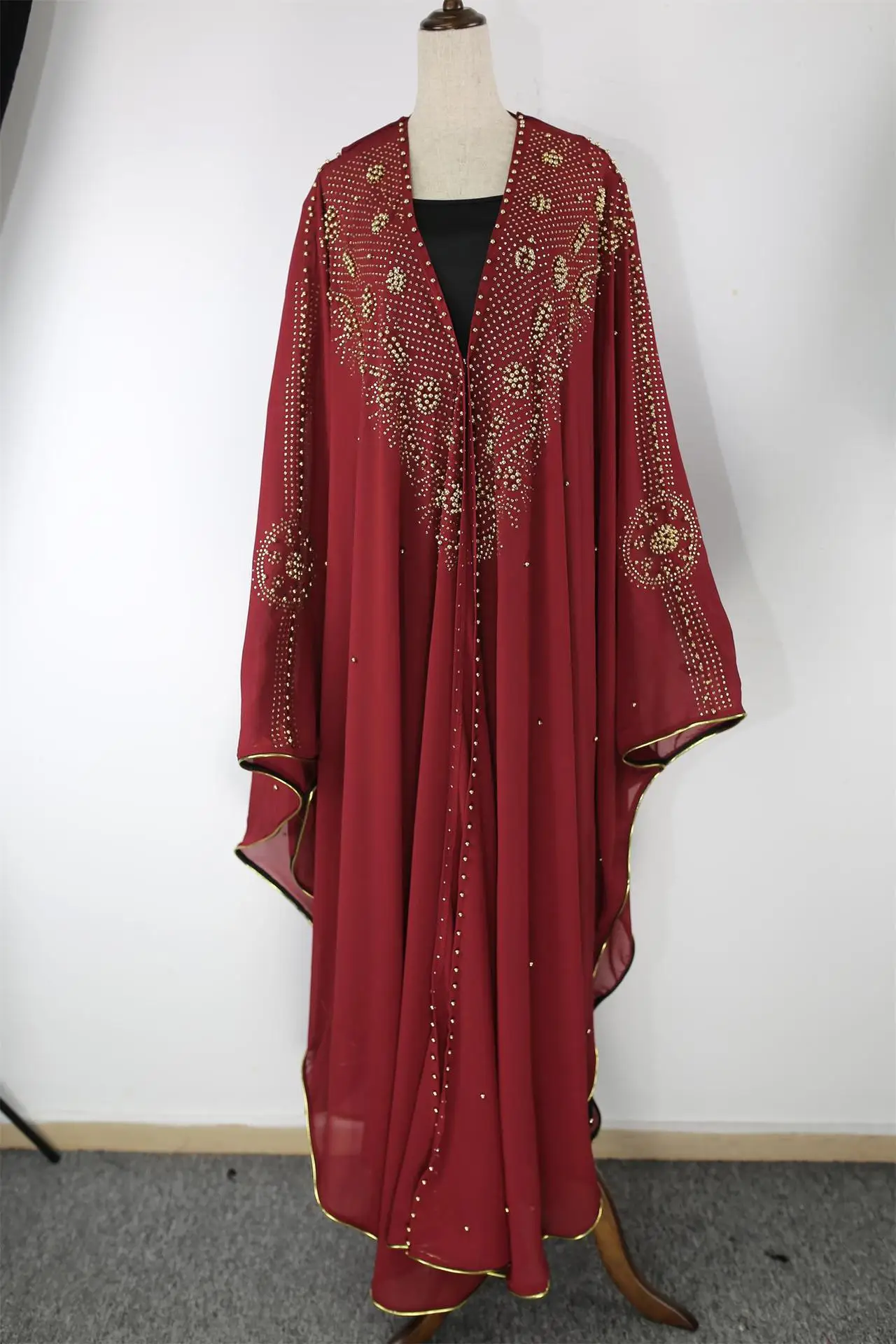 

Diamond Islam Muslim Abaya Women Cloak Moroccan Kaftan Pakistani Dress Bangladesh Party Evening Dresses African Clothes Outwear