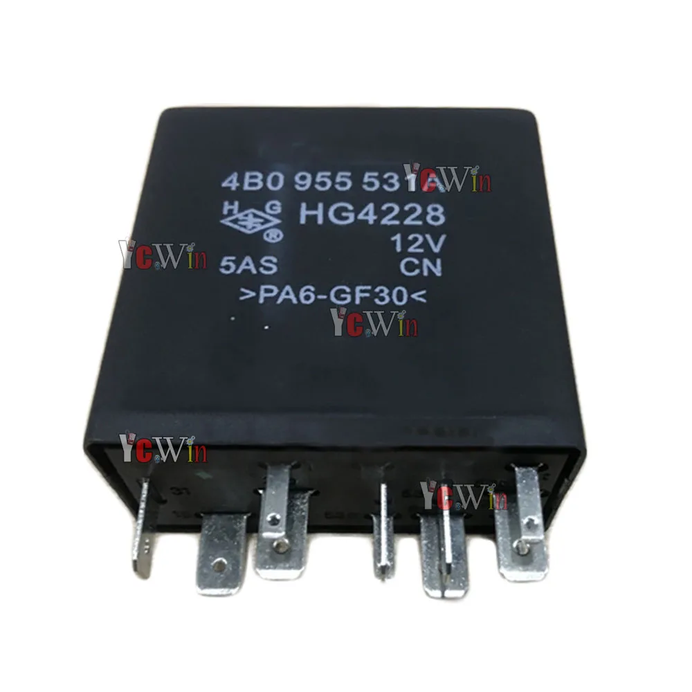YCWIN реле управления двигателем дворника с задержкой 12 В 4B0955531A для VW Golf GTI Passat Jetta Audi
