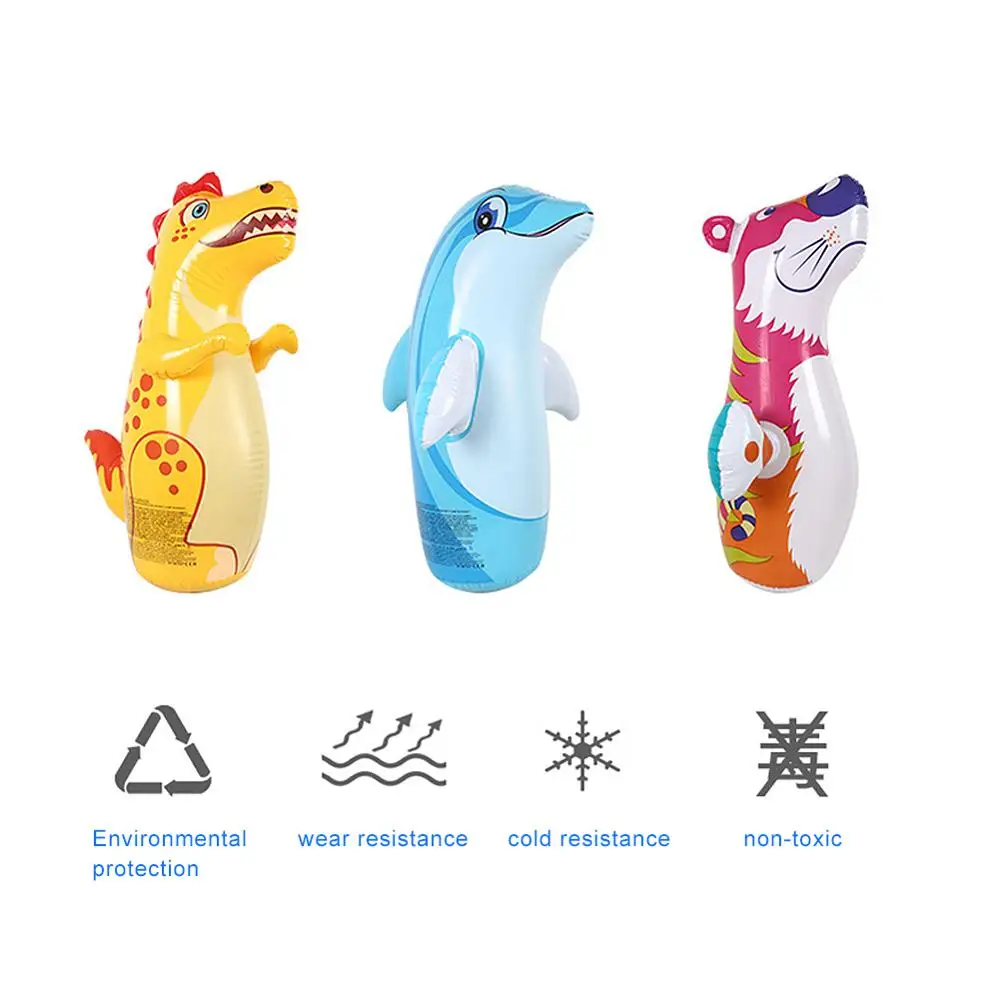 Надувные 3D игрушки Dinasour 38 дюймов мешок для пробивки интерактивные детей