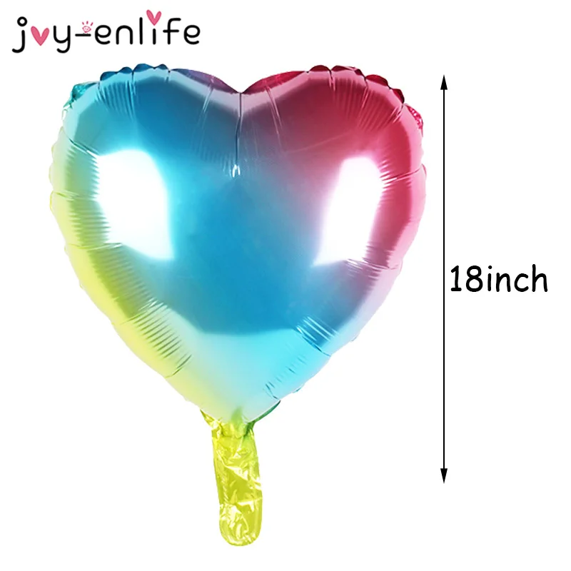 Набор воздушных шаров из фольги с цифрами радужного цвета 5 шт.|Воздушные шары и