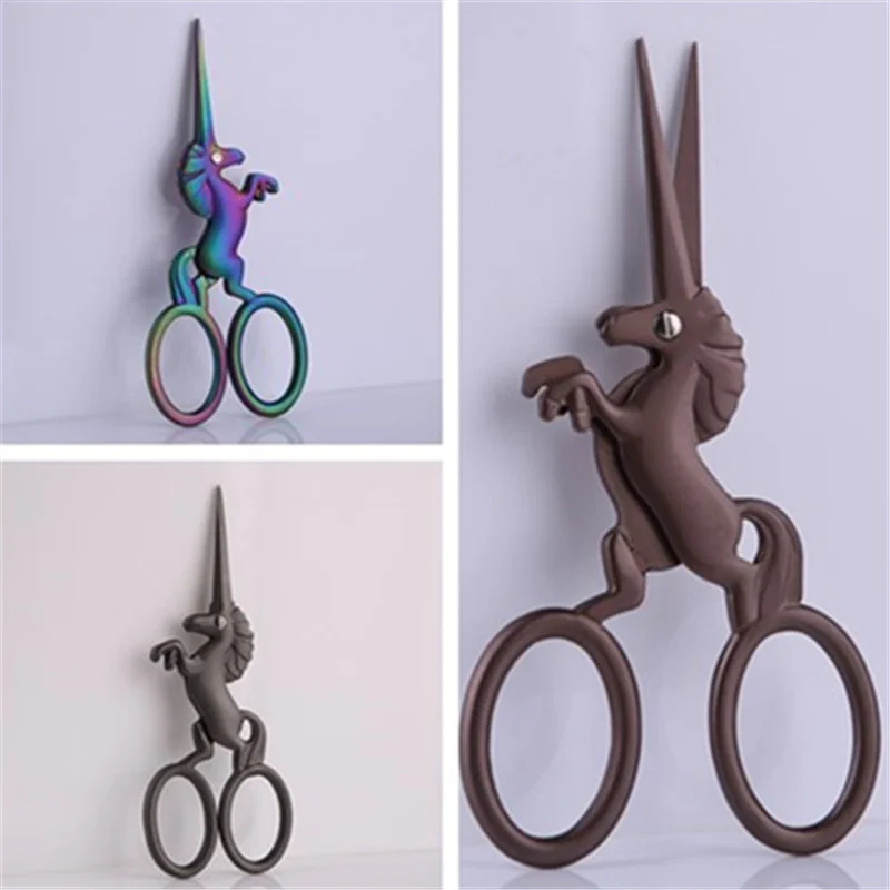 

Unicorn Embroidery Scissors Stainless Steel Crafts Scissors