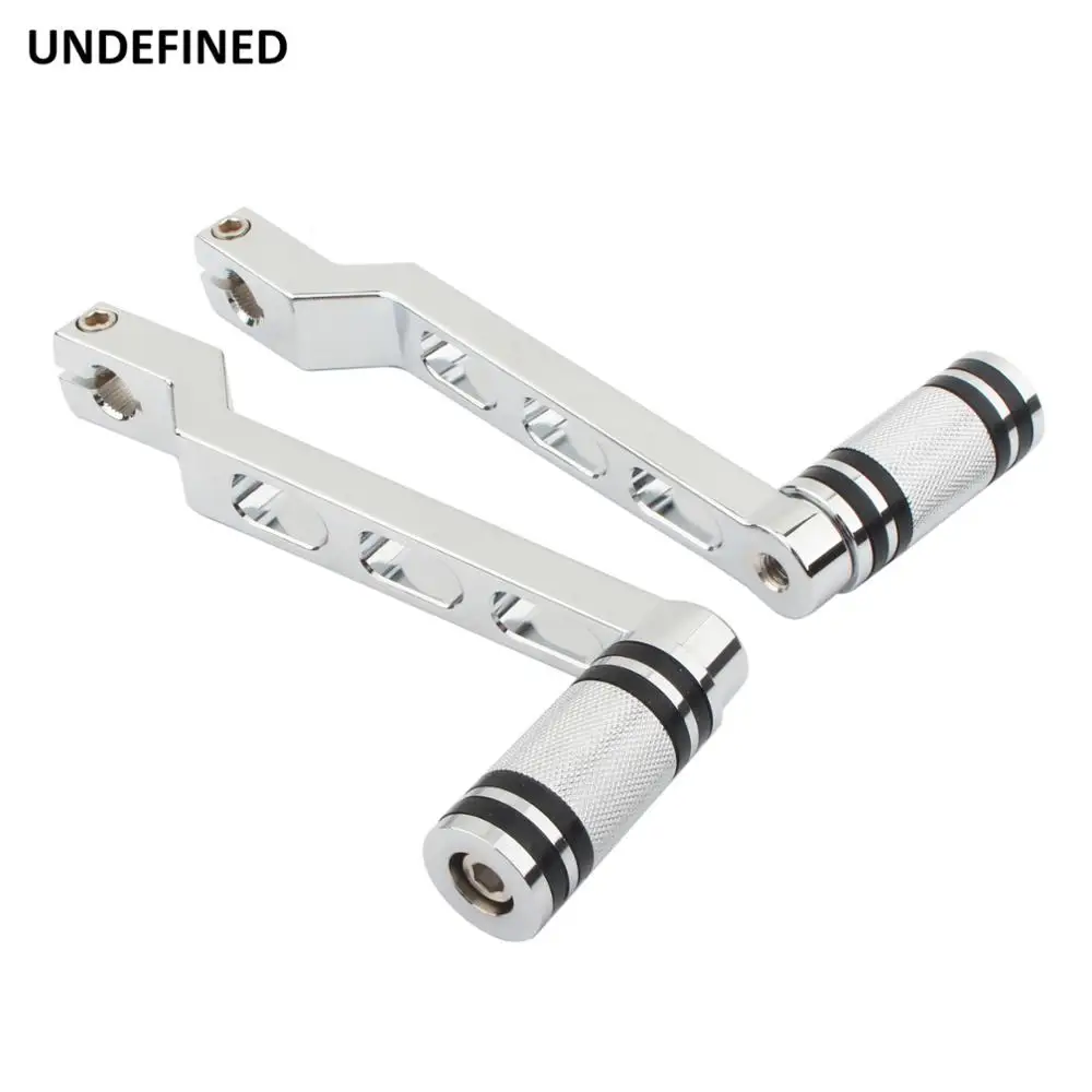 Хром мотоцикла рычаг переключения для носка пятки с накатанной головкой колышек