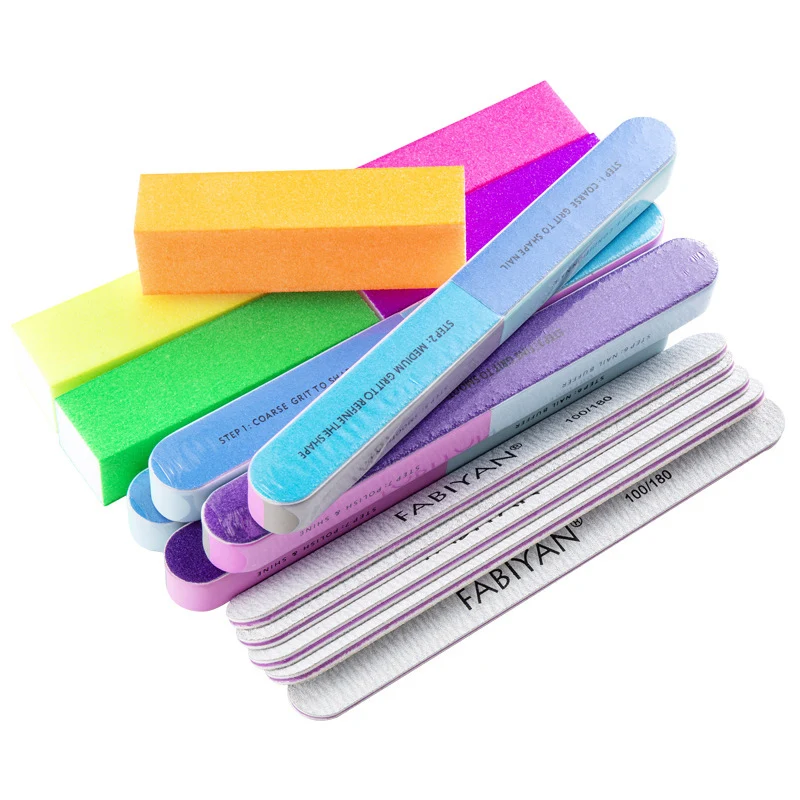 

Nail File Buffer Set for Nail Art Files Professional Sponge Nail Polisher Buff for Manicure Polishing File Nails Tool Sanding