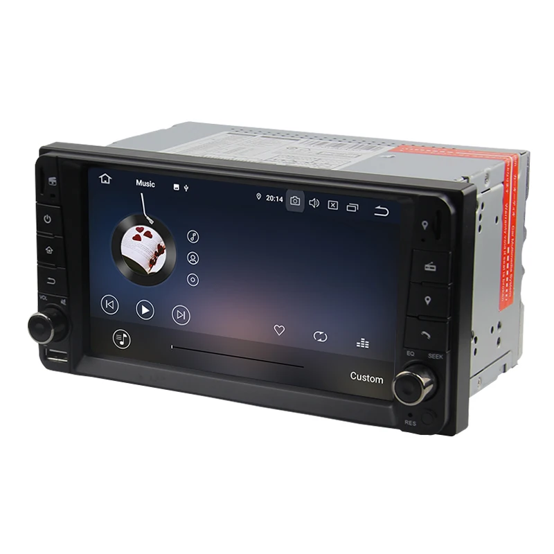 Автомагнитола 2DIN на Android 10 мультимедийный плеер 7 дюймов с GPS Bluetooth TPMS OBD USB/SD ОЗУ 4 Гб