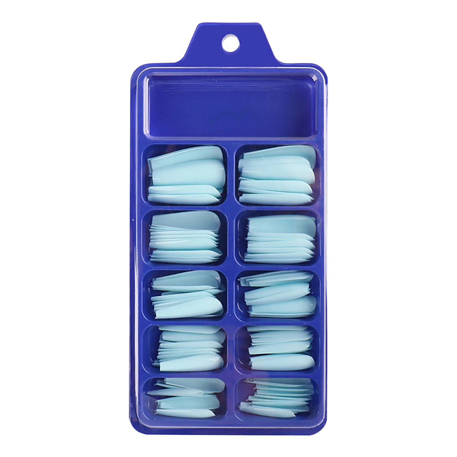 100 шт. накладные ногти из АБС-пластика ярких цветов | Красота и здоровье