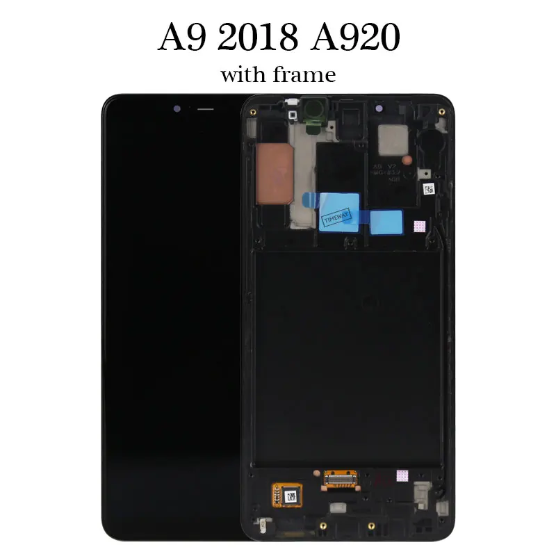 AMOLED-экран для Samsung A9 2018 A920 ЖК-дисплей без битых пикселей с сенсорным экраном в