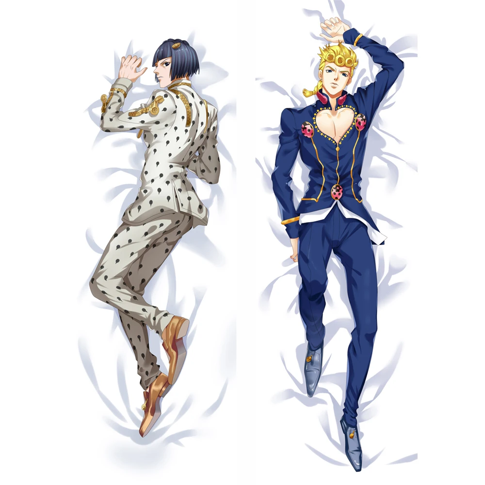 

Наволочка для подушки в стиле аниме «Невероятные приключения Джоджо»: золотой ветер дакимакура, высокое качество