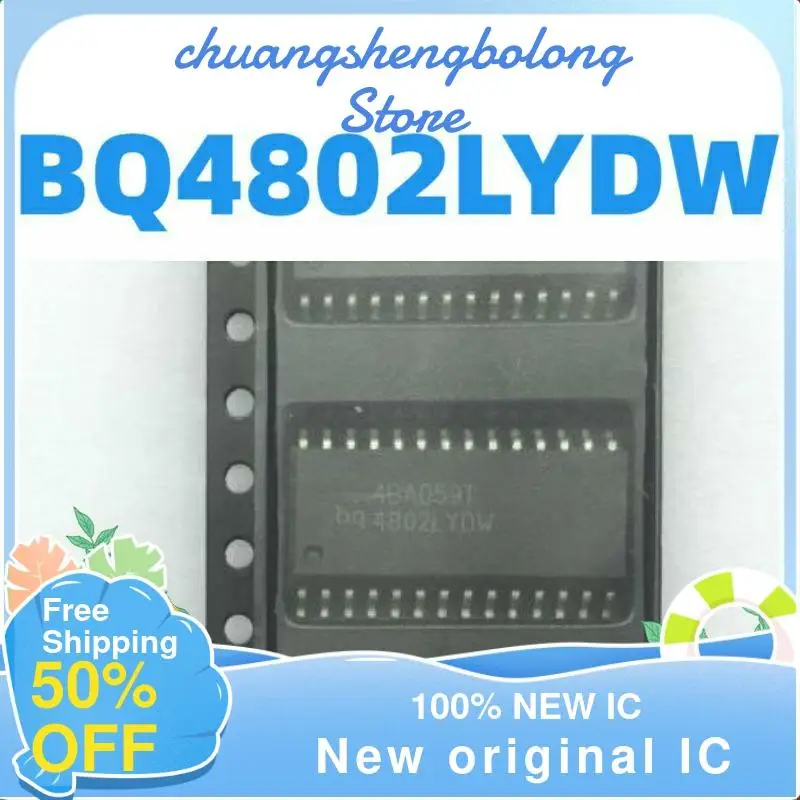 

10-200PCS BQ4802LYDW BQ4802LYDWR 4802LYDW SOP28 New original IC