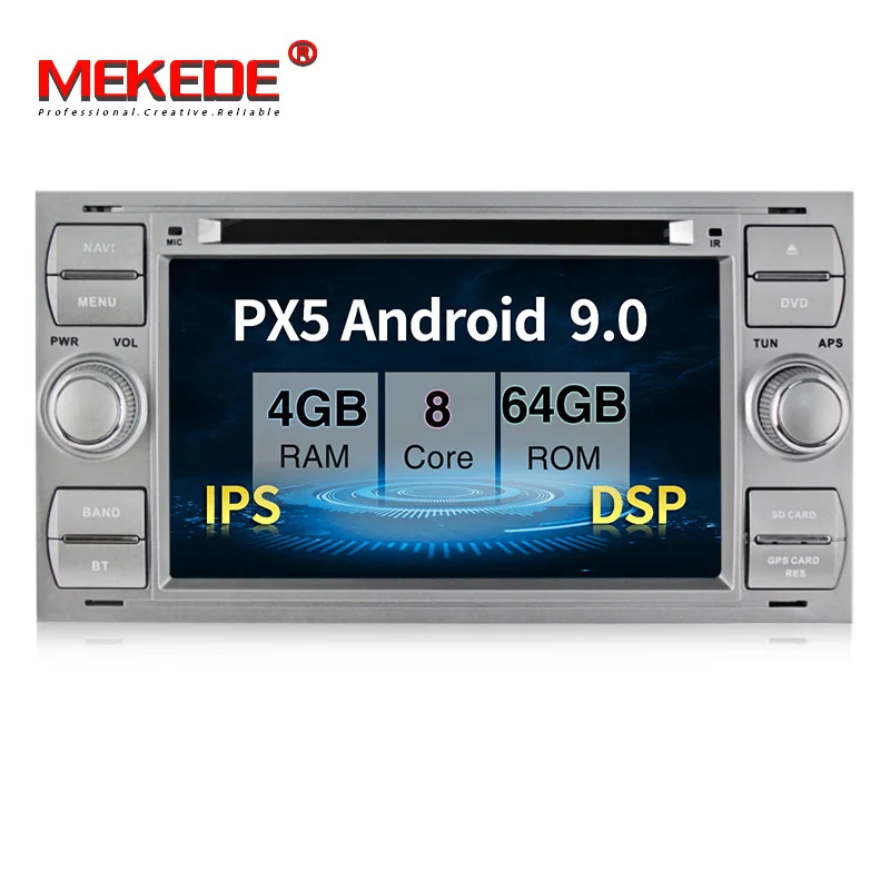 PX5 8 ядер Android9.0 автомобильный мультимедийный плеер навигация gps DVD для