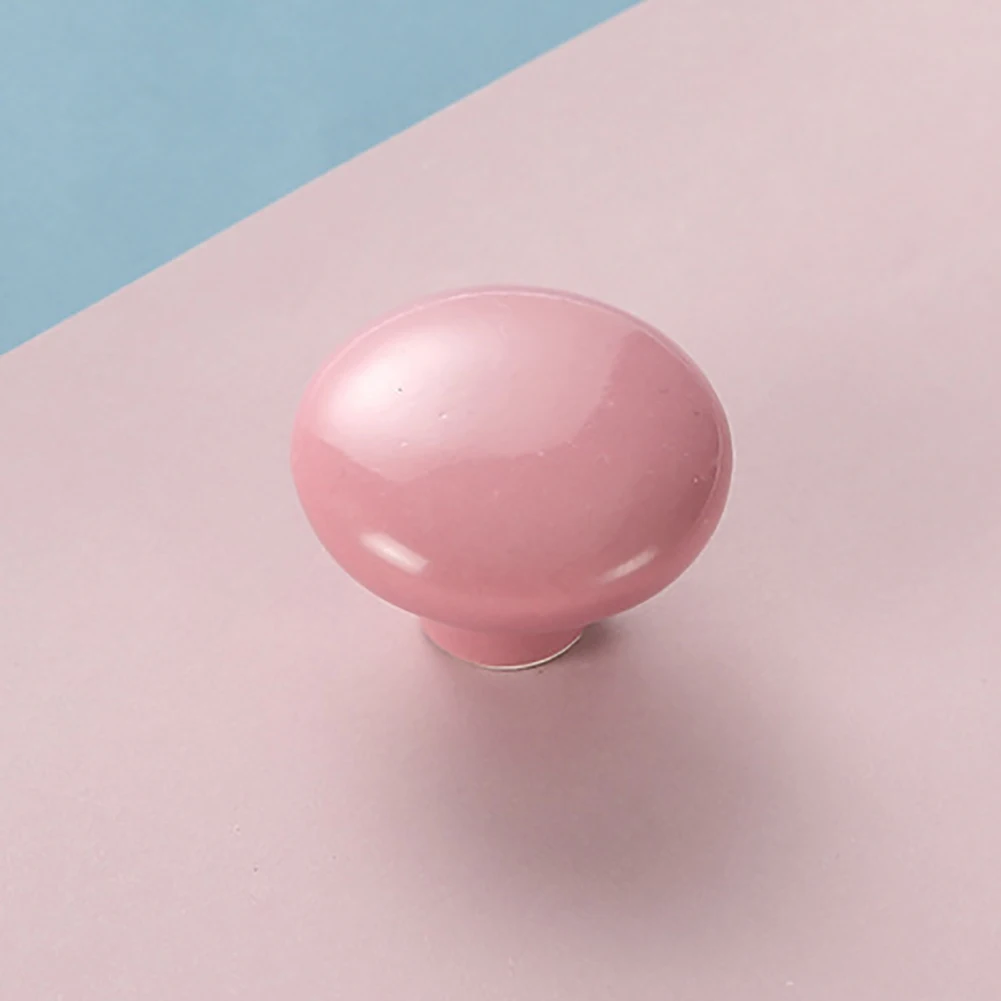 Candy Color Ceramic Round Cabinet Wardrobe Drawer Cupboard Knobs Pull Kitchen Door Handles 2019 | Обустройство дома