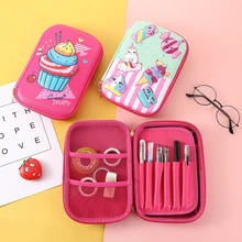 Kawaii Pencil Case Big Pencil Box Korean Stationery For Girls Trousse Scolaire Ice Cream Pen Case Accessories School Pencil Case