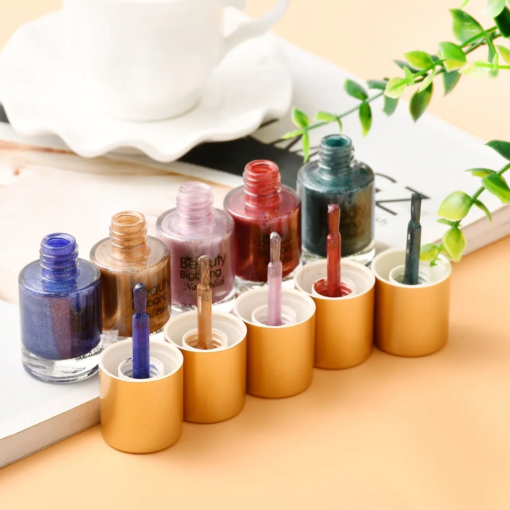 BeautyBigBang 9 мл голографический лак для стемпинга ногтей, лак для печати, лак для нейл-арта, стойкий лазерный лак для ногтей, Перманентный