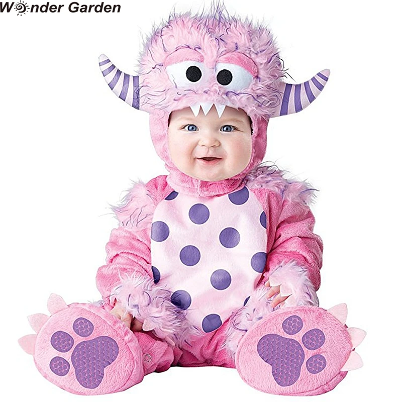 Wonder Gardenทารกเด็กวัยหัดเดินเด็กทารกสาวสีชมพูเอลฟ์ฮาโลวีนชุดคอสเพลย์คริสต์มาสPurim Holiday Jumpsuit