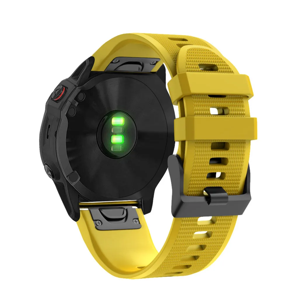 Силиконовый ремешок на запястье для Garmin Fenix 6X/Fenix 6 XPro умные часы сменный мужчин и