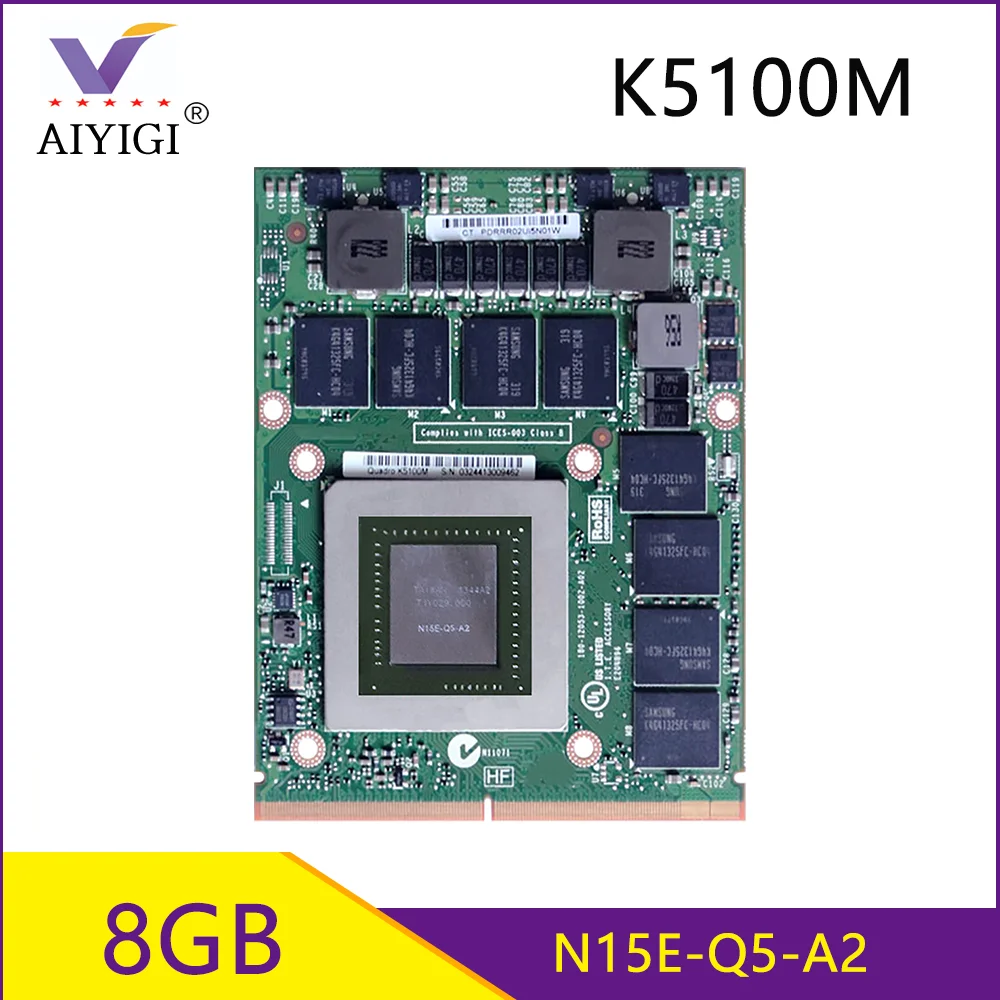 Видеокарта Quadro K5100M K5100 GDDR5 8 ГБ фото карта графическая Для iMac A1312 Dell M6700 M6800 HP 8770W ZBook15
