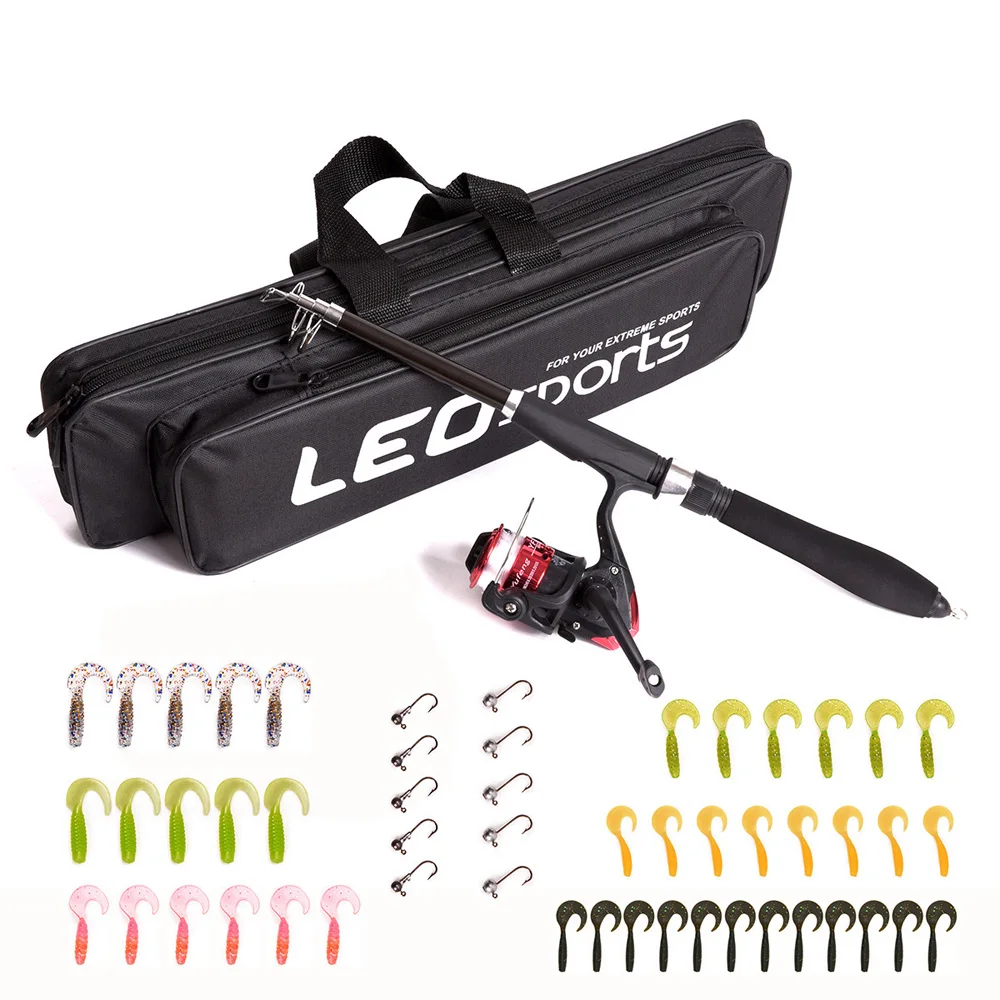 Телескопическая удочка для морской рыбалки комбинированная спиннинговая