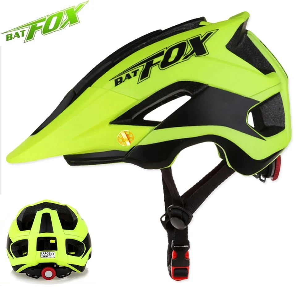

Сверхлегкий велосипедный шлем BATFOX для женщин и мужчин, Специальный защитный шлем для горных и дорожных велосипедов, занятий спортом на откр...