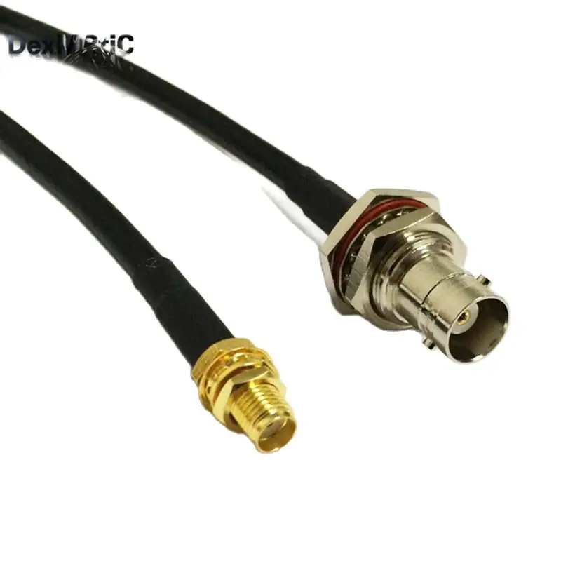1 шт. новая гнездовая гайка SMA К гнездовой перегородке BNC RG58 коаксиальный кабель