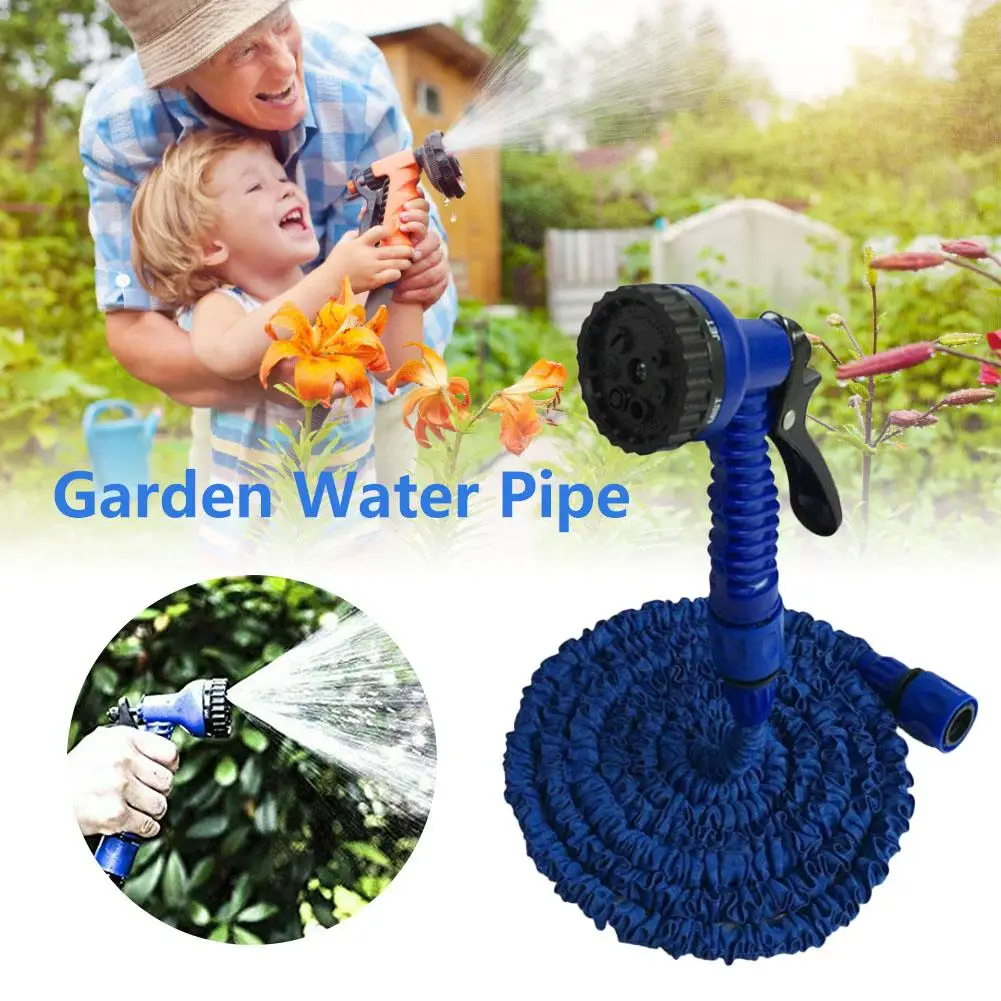 Гибкий садовый шланг экономия места двухслойная Выдвижная труба для воды