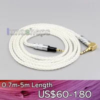 ln006786 4 4mm xlr 2 5mm 99 pure silver 8 core earphone cable for sennheiser momentum 1 0 2 0 on ear headphones